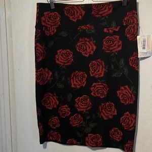 Lularoe Cassie Pencil Skirt XL New